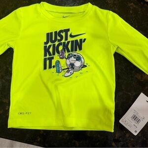 Nike Bright Yellow Dri-Fit Tee